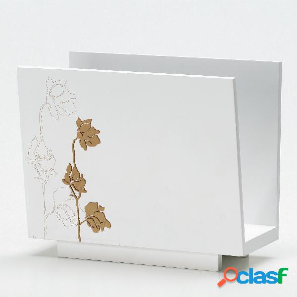Portariviste Rettangolare LOTO 30x15xh50 cm in Legno