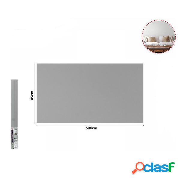 ROTOLO PELLICOLA ADESIVA GRIGIA 45 CM X 5 METRI PER MOBILI