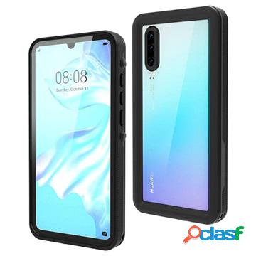 Redpepper IP68 Waterproof Huawei P30 Case - Black / Clear