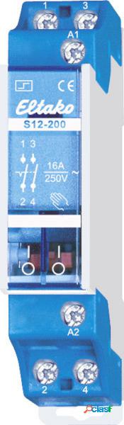 Relè a impulso Guida DIN Eltako S12-200-12V 2 NA 230 V 10 A