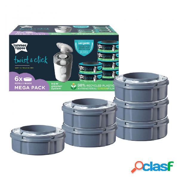 Ricarica per Twist&Click Pack Green 6PZ Tommee Tippee