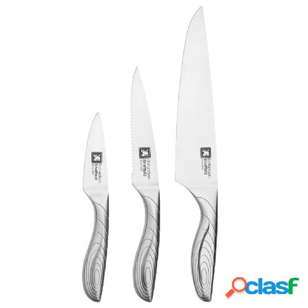 Richardson Sheffield Set Coltelli da Cucina 3 pz Forme