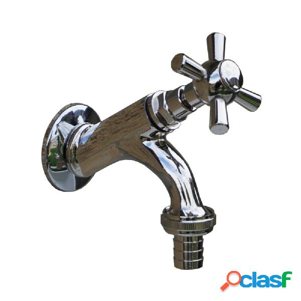 Rubinetto inclinato con portagomma Bonfante Top Class ottone