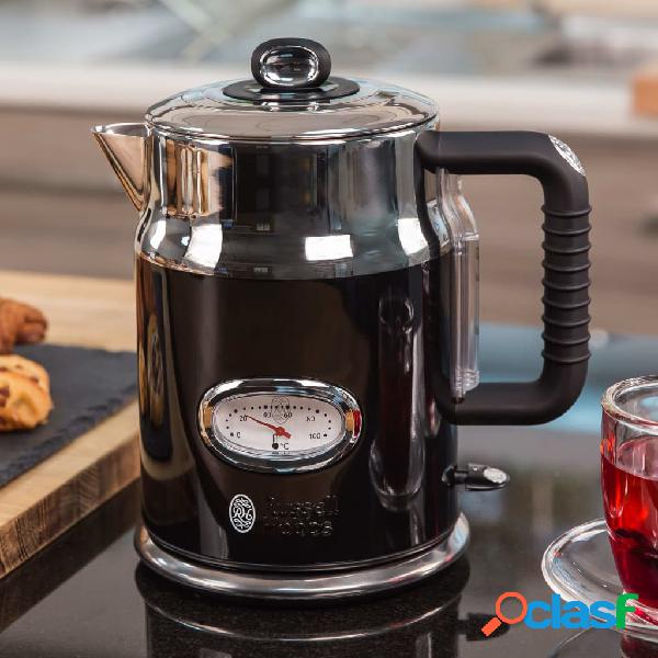 Russell Hobbs Bollitore Retro Nero Classico 2400 W 1,7 L