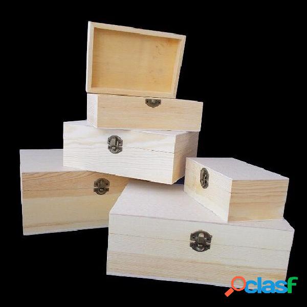 SET 5 SCATOLE IN LEGNO DECORO DECOUPAGE PORTAGIOIE MATRIOSKA