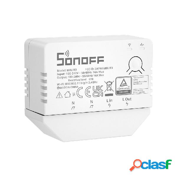 SONOFF 100-240V 50/60Hz 16A MINI R3 Modulo Smart Switch