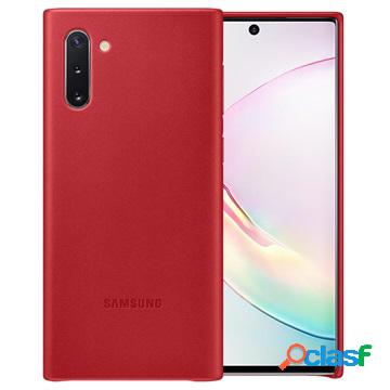 Samsung Galaxy Note10 Leather Cover EF-VN970LREGWW - Red