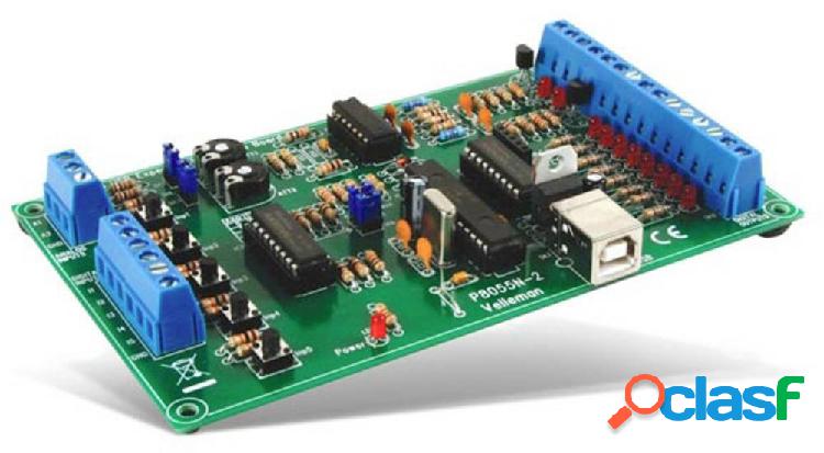 Scheda di interfaccia per esperimenti USB Whadda WSI8055N