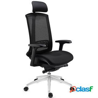 Sedia Ergonomica RAPTOR, Completamente regolabile, Alta