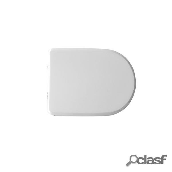 Sedile wc bianco per Astra vaso HI FI cerniere regolabili