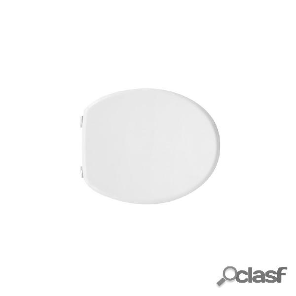 Sedile wc universale Perugia in MDF stampato bianco