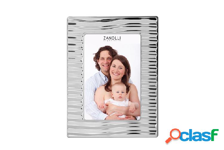 Selezione Zanolli Cornice argento con fascia a onde