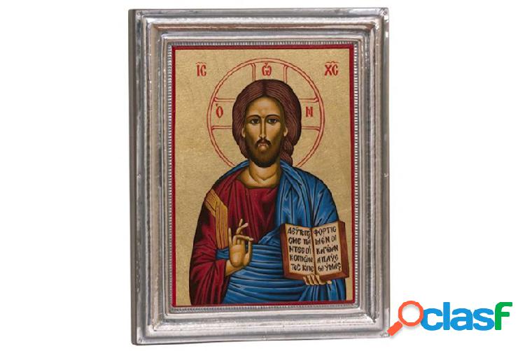 Selezione Zanolli Cristo Pantocratore argento argento blu