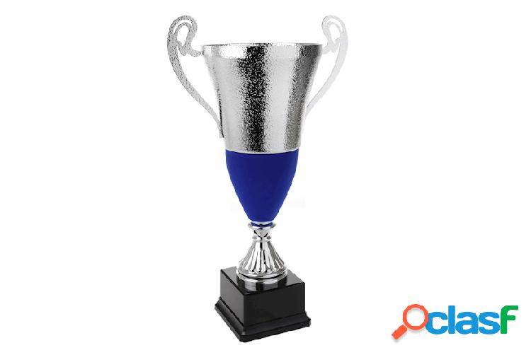 Selezione Zanolli Trofeo sportivo con velluto blu argento