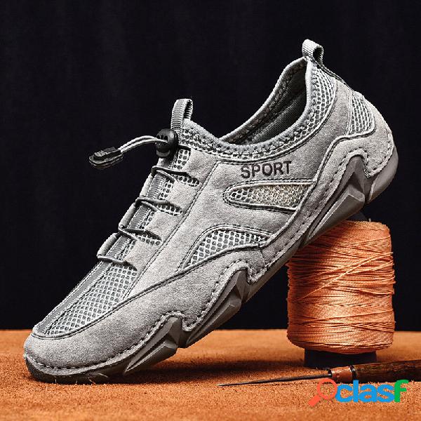 Sneakers in mesh da uomo traspiranti antiscivolo Soft scarpe