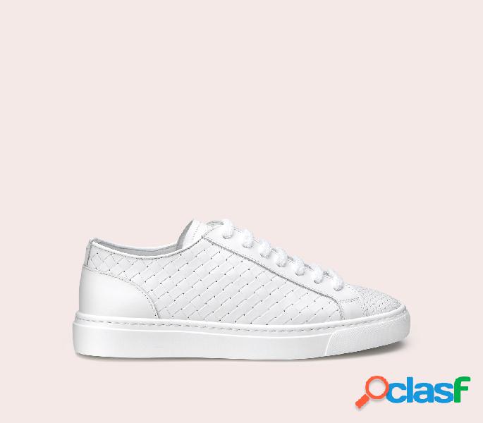 Sneakers in pelle Bianco 38M_D