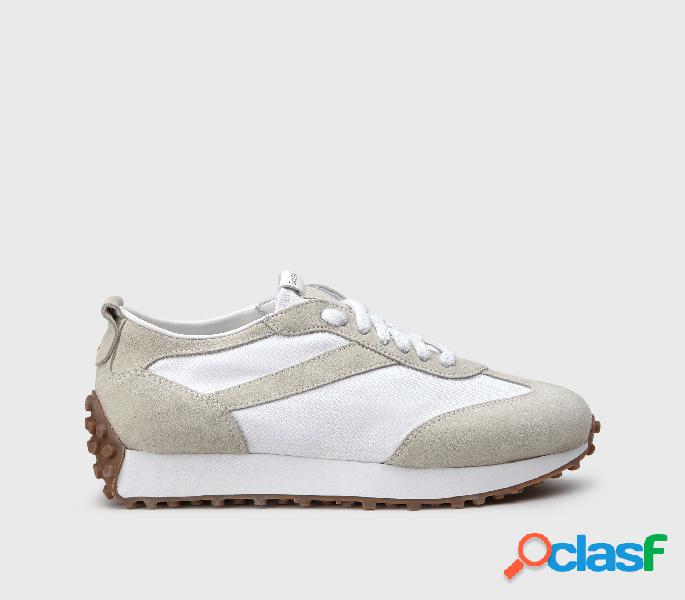 Sneakers in suede Bianco 46_U