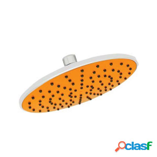 Soffione doccia tondo Water Saving Orange diametro 20 cm
