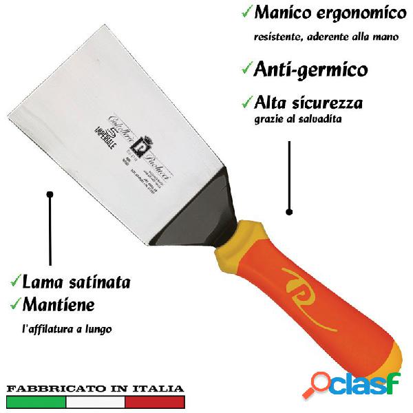 Spatola per lasagne inox 17 cm Manici in polipropilene gomma