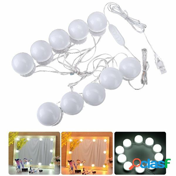Specchio cosmetico per trucco leggero LED String Light 10
