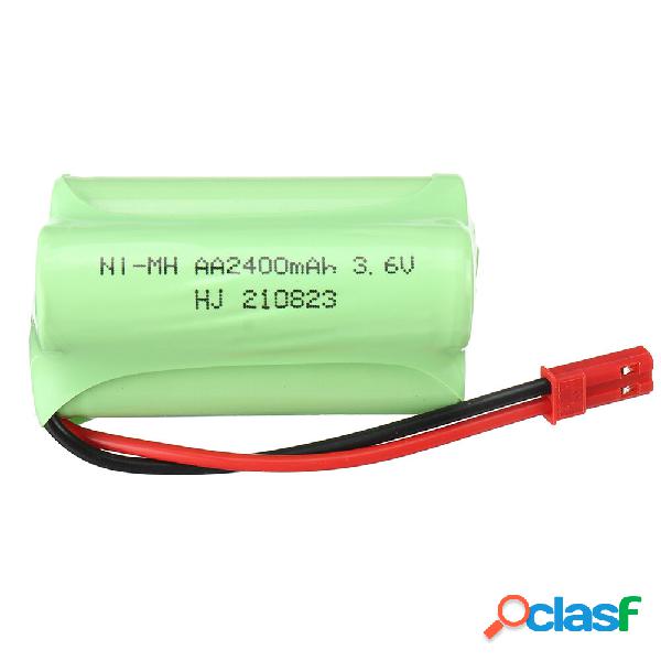 Spina JST/SM HJ 3.6V 2400mAh AA NI-MH Batteria per auto RC