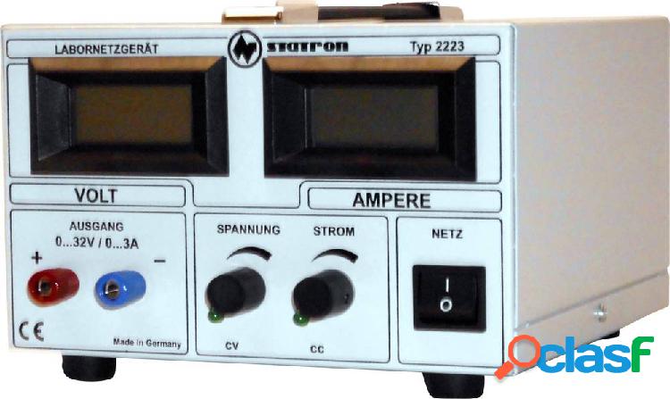 Statron 2223.2 Alimentatore da laboratorio regolabile 0 - 32