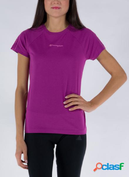 T-SHIRT CON BANDA LOGO A CONTRASTO
