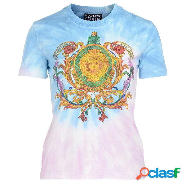 T-Shirt Versace Jeans Couture con stampa tie dye