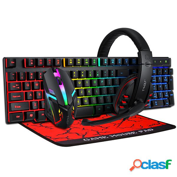 T-Wolf TF800 4 pezzi di dispositivi di gioco set 104 tasti