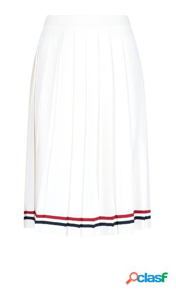 THOM BROWNE GONNA DONNA FKK053A03131100 VISCOSA BIANCO