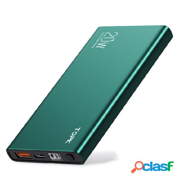 TOPK I1006P 10000mAh 20W PD Accumulatore di energia esterno