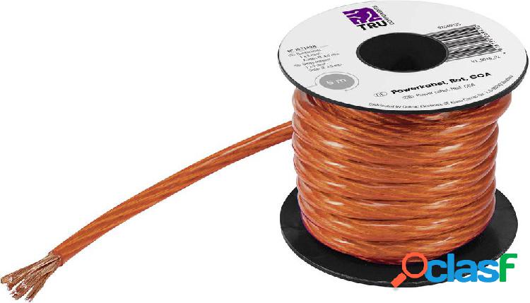 TRU COMPONENTS 1564516 Cavo di massa 1 x 10 mm² Rosso,