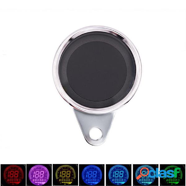 Tachimetro per moto 12V Retro LCD Contachilometri Racer