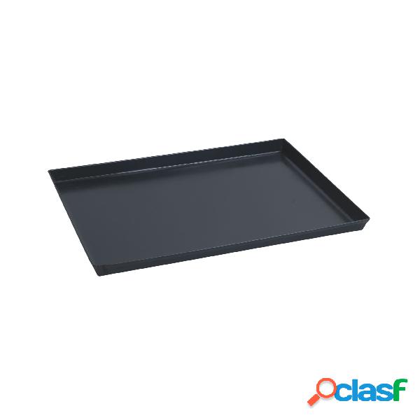 Teglia Rettangolare 35x28xh 2,5 cm Ferro Blu, peso 0,81 kg