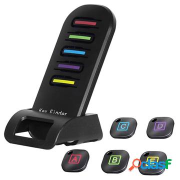 Telecomando Wireless Lenuo Key Finder con LED Light - Nero