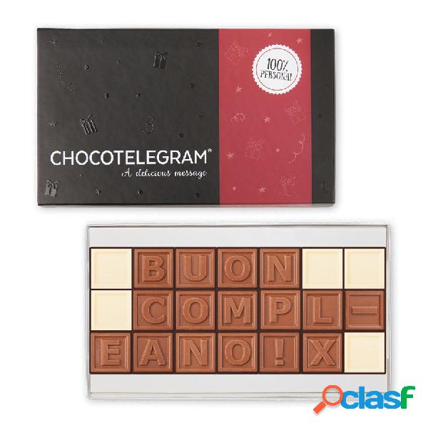 Telegramma di cioccolato personalizzato - 21 caratteri