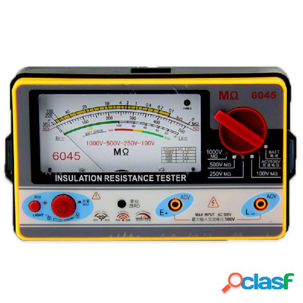 Tester di resistenza TY6045 100V-250V-500V-1000V Tester di