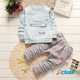Toddler Boys Hoodie Pants Clothing Set Long Sleeve 2 Pieces