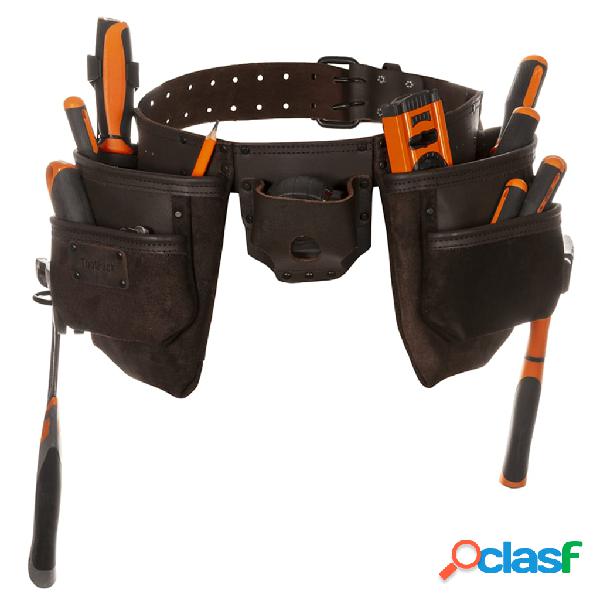 Toolpack Cintura Porta Attrezzi Professionale 2 Tasche