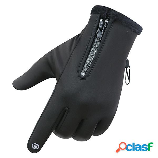 Touch Screen Guanti Pile Inverno Caldo Sport allaria aperta