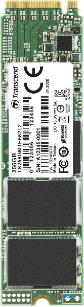 Transcend MTE652T2 256 GB SSD interno NVMe/PCIe M.2 PCIe
