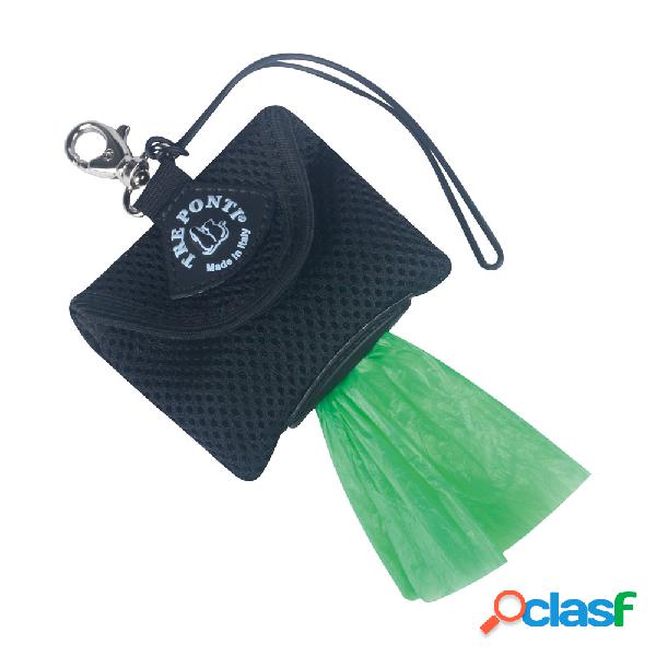 Tre Ponti Dispenser porta sacchetti igienici colore Nero
