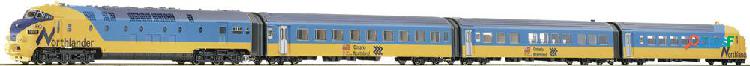 Treno motore diesel NORTLSlandder di ONTC Roco 72066