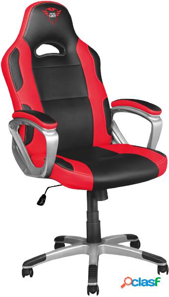 Trust GXT 705 Ryon Sedia da gioco Rosso, Nero