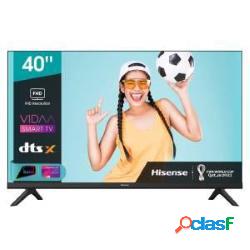 Tv hisense 40" 40a4cg full hd smart tv led black europa -
