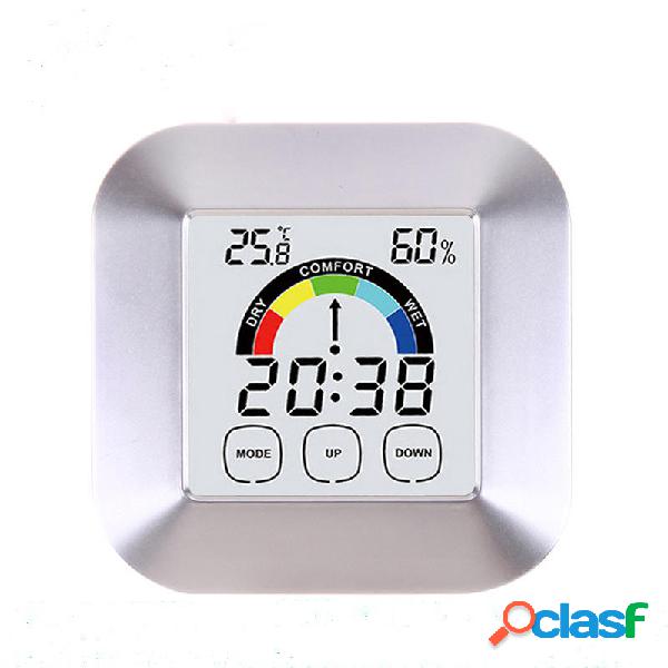 Umidità di temperatura di orologio digitale touch screen