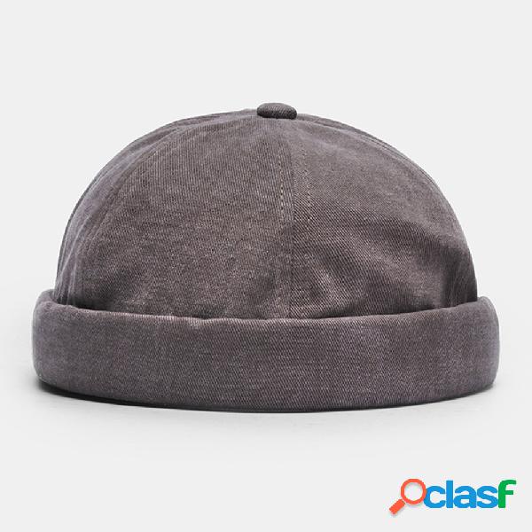 Unisex cotone tinta unita moda stile hip-hop personalità