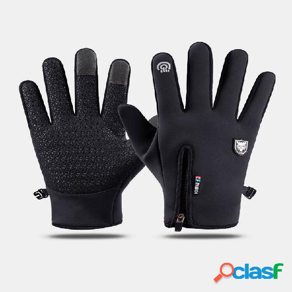 Uomo In Fibra di Carbonio Polar Fleece Touch Screen