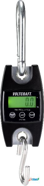 VOLTCRAFT HS-100 Bilancia a gancio Portata max. 100 kg