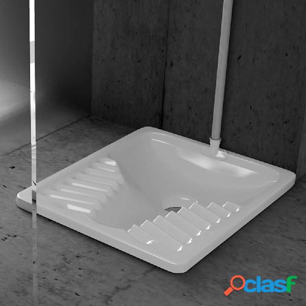 Vaso alla turca in acciaio porcellanato 55x65x15 cm